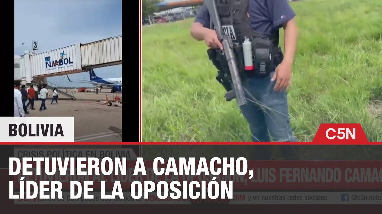 CRISIS POLÍTICA en BOLIVIA: DETUVIERON a LUIS FERNANDO CAMACHO