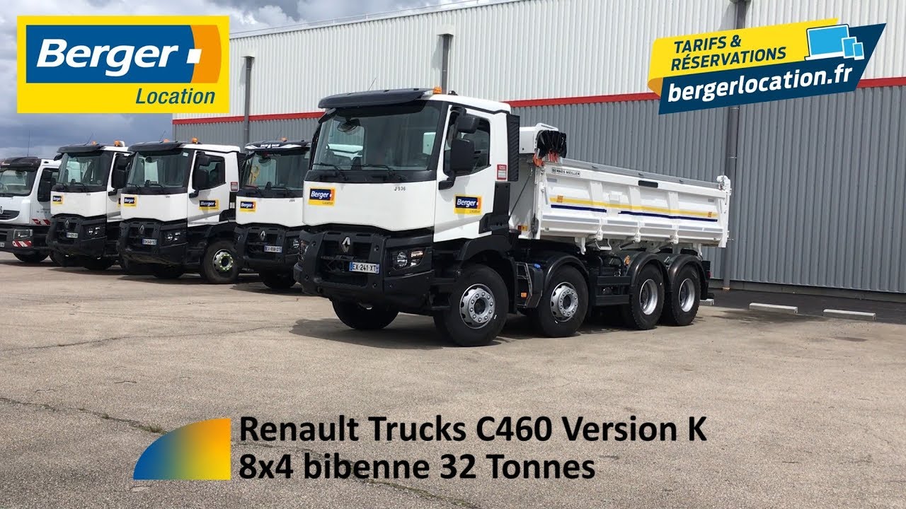Berger Location - Camion 8x4 bibenne 32 Tonnes
