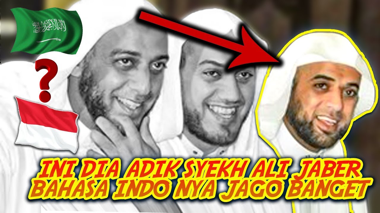 Wow 100% Adik Syekh Ali Jaber Ceramah pakai Bahasa Indonesia