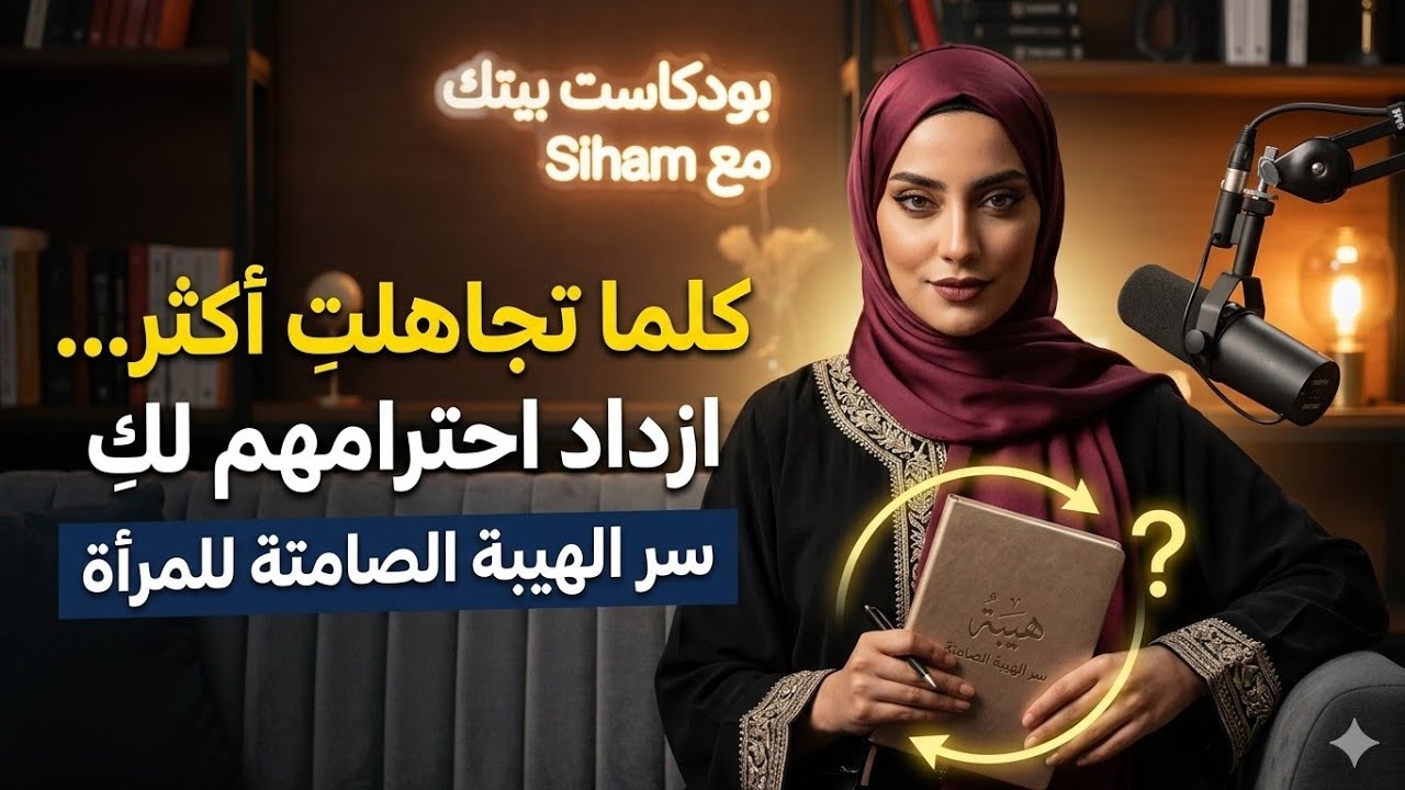 كلما تجاهلت الناس...إزداد احترامهم لك!|سر الهيبة الصامتة|بودكاست بيتك مع Siham 