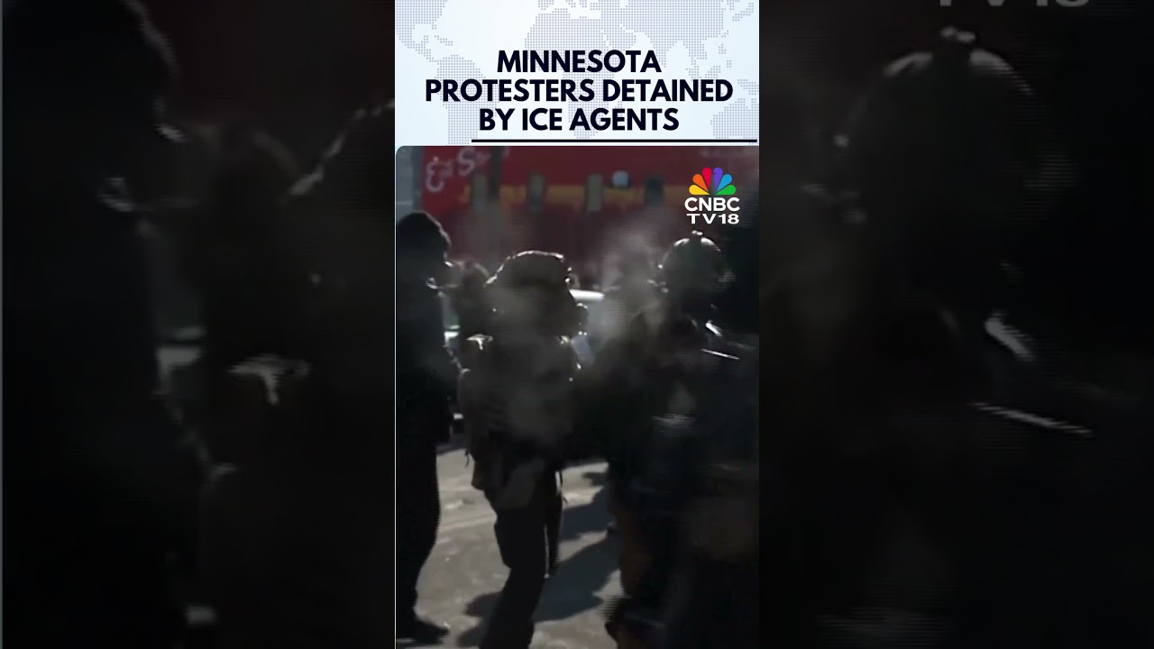 MOMENT: "They Will Kill Me If You Let Them Take Me," Minnesota Protester Detained by ICE Agents|N18G