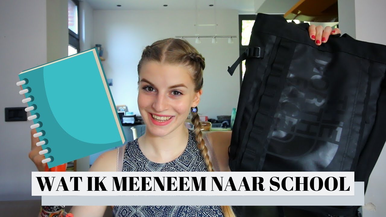 What's in my backpack! HOGESCHOOL/UNIVERSITEIT