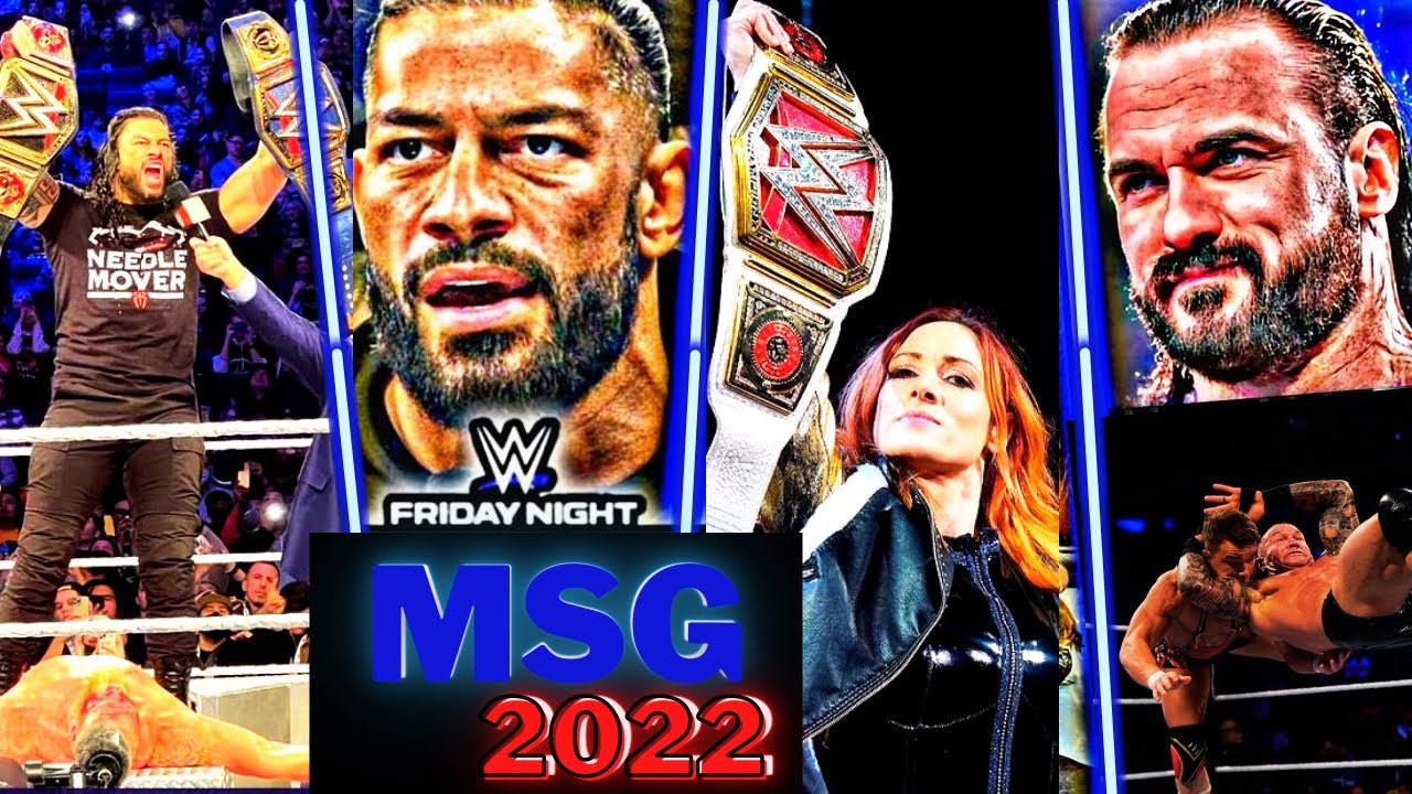 Wwe MSG Highlights 2022 || Wwe MSG live event 5 march 2022 || #roadtowrestlemania #wwemsglive