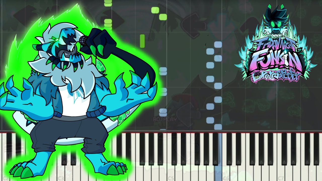 FNF Ectospasm - Piano Midi (+Download)