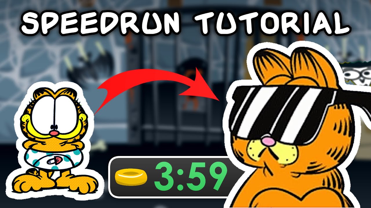 How to Speedrun Garfield's Scary Scavenger Hunt 2 for Beginners (Any% Warpless)