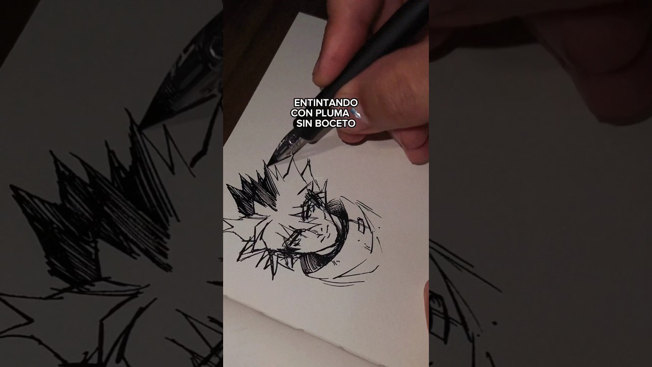 ENTINTANDO al personaje de MI MANGA sin boceto ✨️Mangaka en latinoam&eacute;rica🔥 #manga #mangaka #mangaart