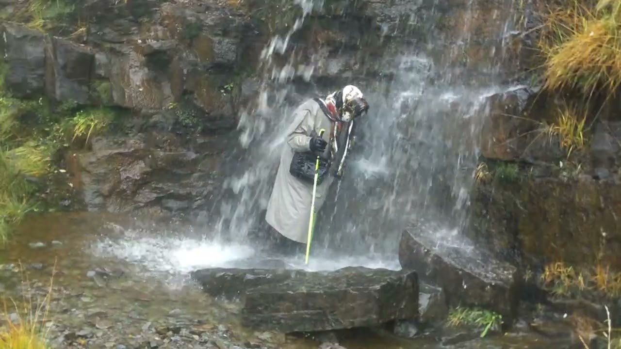 Megan tries her new Malvern raincoat