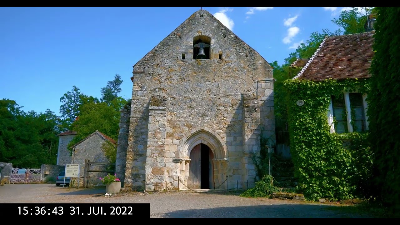 [4K HDR] Walking around Château Guillaume, Indre, FRANCE