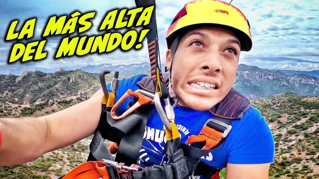 🔥 Así es la Tirolesa MÁS ALTA DEL MUNDO! 😱 | Alex Tienda