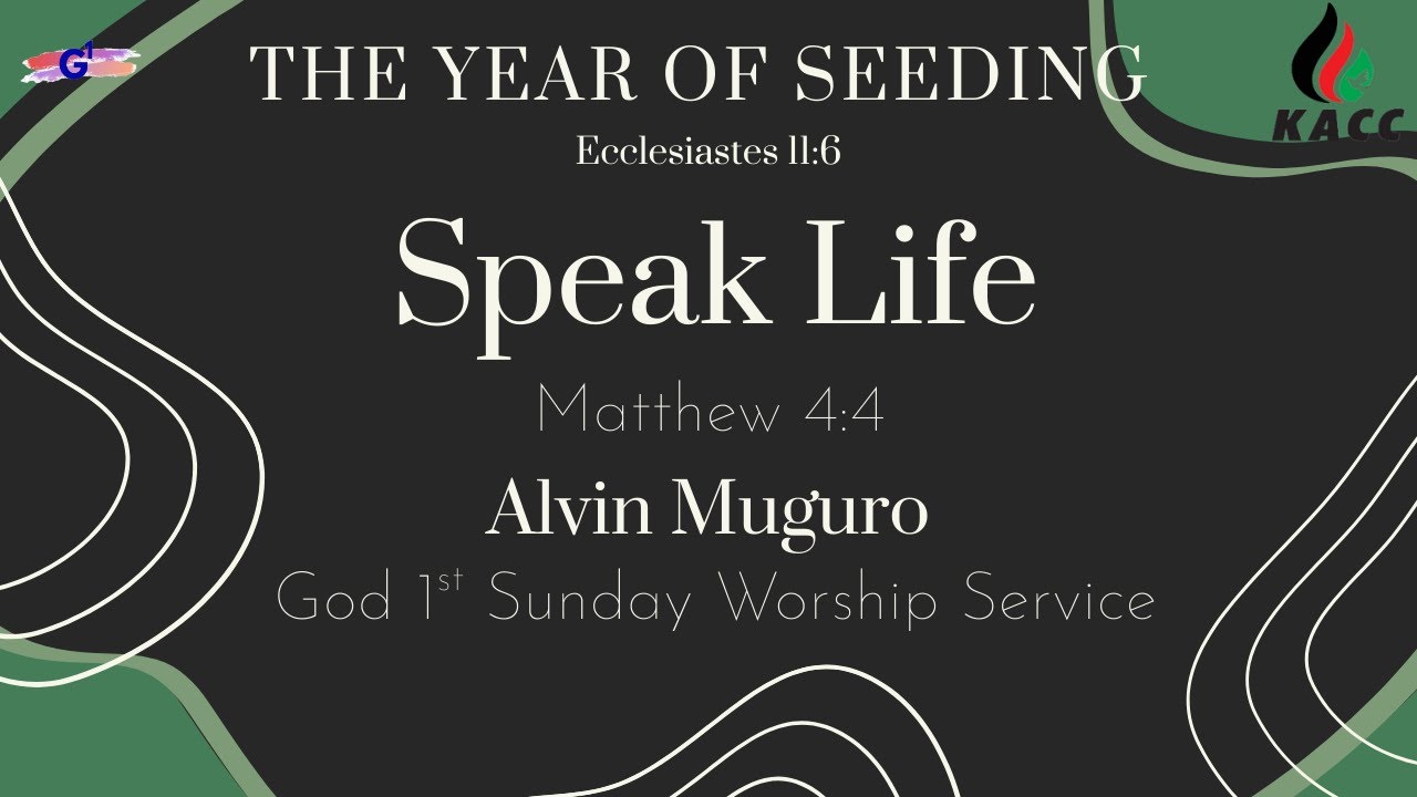 Speak Life - Alvin Muguro