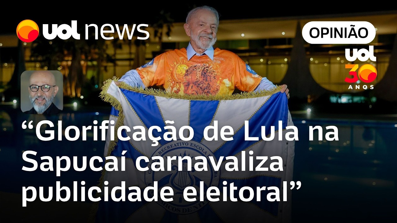 Glorificação de Lula em samba-enredo na Sapucaí carnavaliza publicidade eleitoral | Josias de Souza