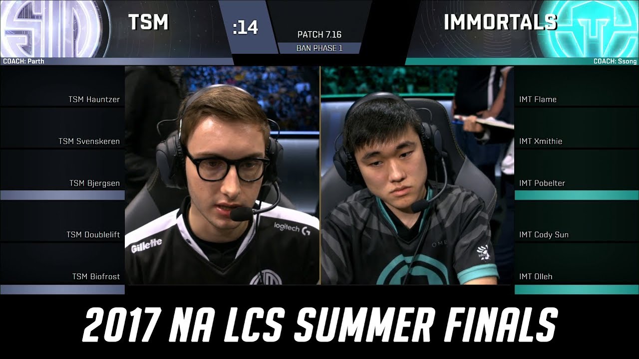 TSM vs IMT - Game 4 Grand Finals S7 NA LCS Summer 2017 - Team SoloMid vs Immortals