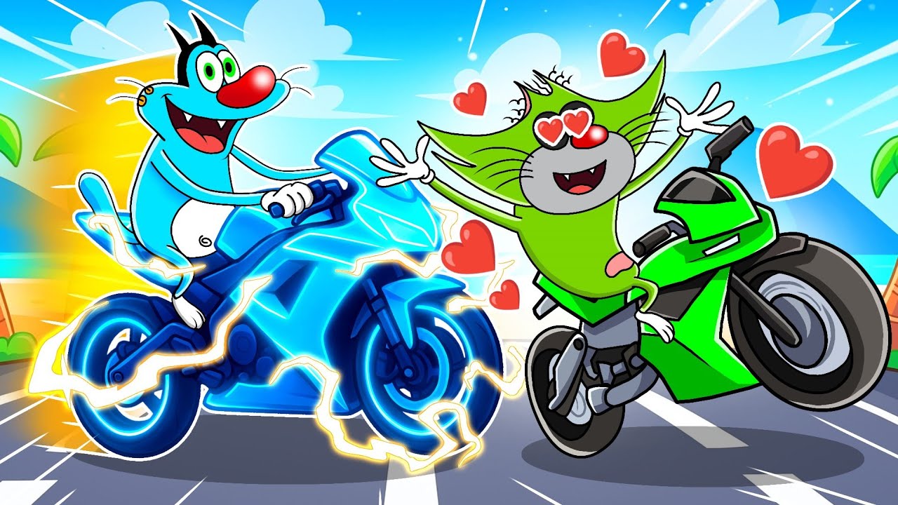 Roblox Rizzing Oggy With The FLASH’S NEW MOTORCYCLE in Motorcycle Mayhem!
