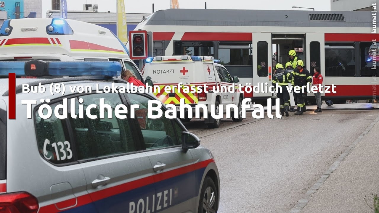 Tödlicher Bahnunfall: Bub (6) in Eferding von Lokalbahn erfasst und tödlich verletzt