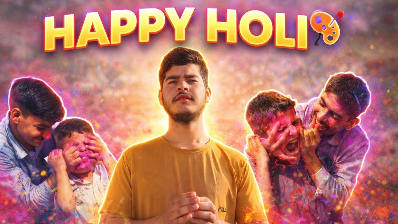 Holi 2026: Bhai inhone toh mera huliya hi bigad diya! 😂🌈 (Don't Miss End)