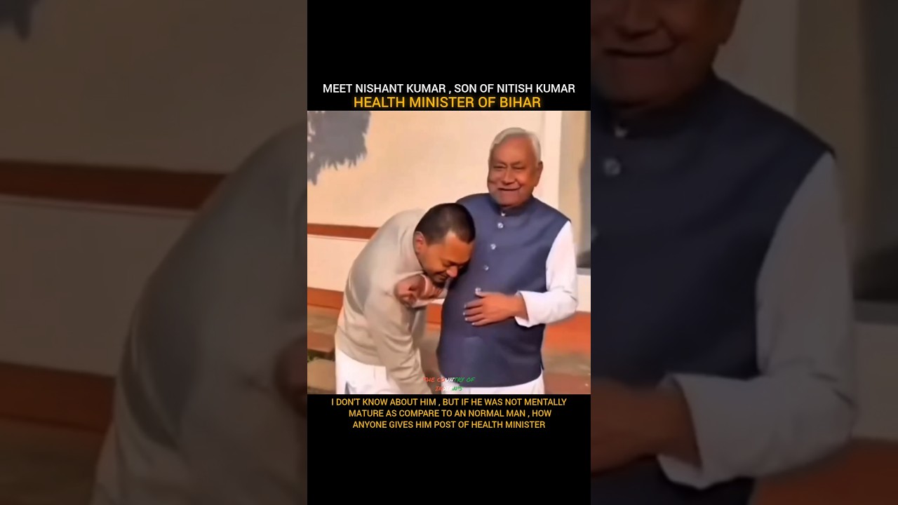 Nishant facing huge trolling on internet #healthminister #bihar #bjp