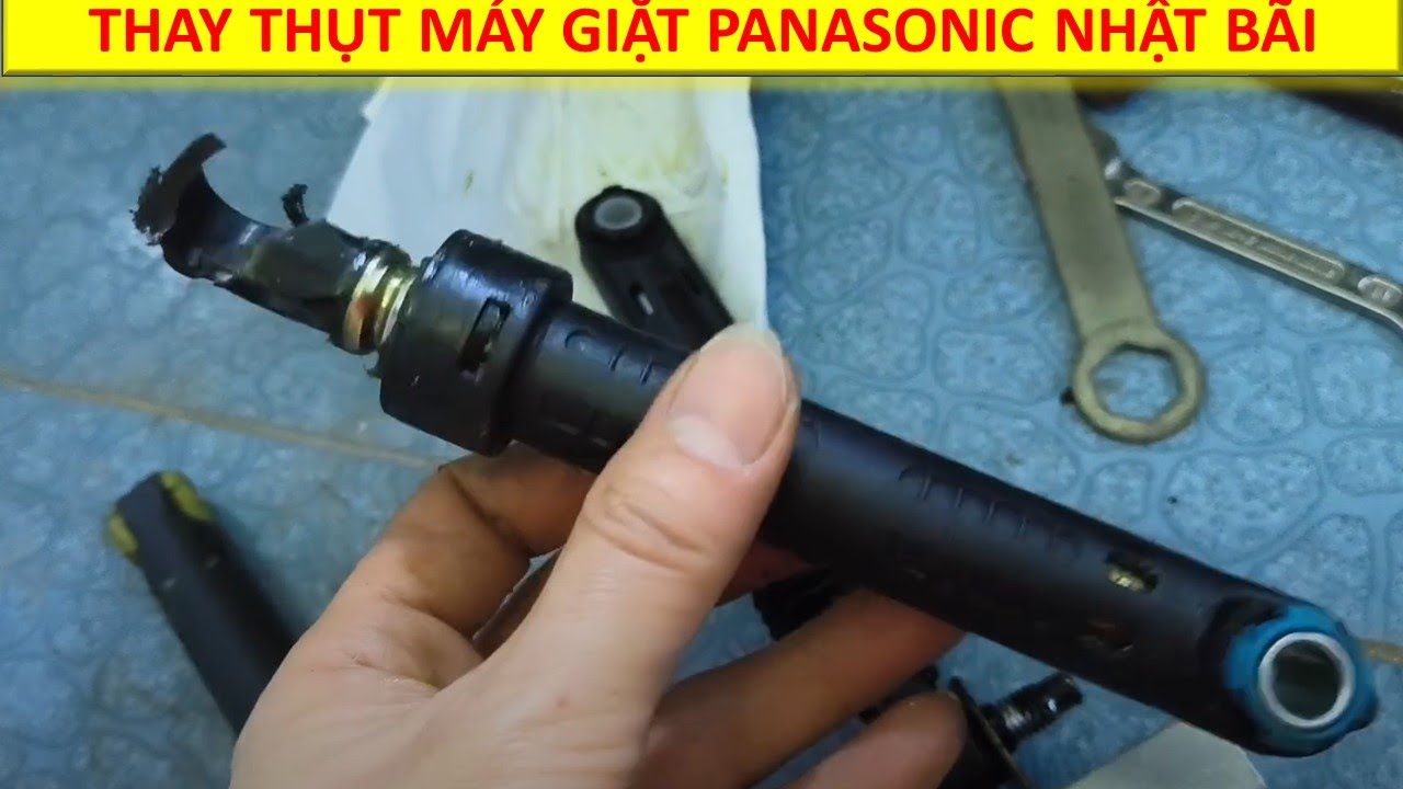 THAY THỤT MÁY GIẶT PANASONIC  CHANGE SHOCK ABSOBER FOR PANASONIC WASHING MACHINE