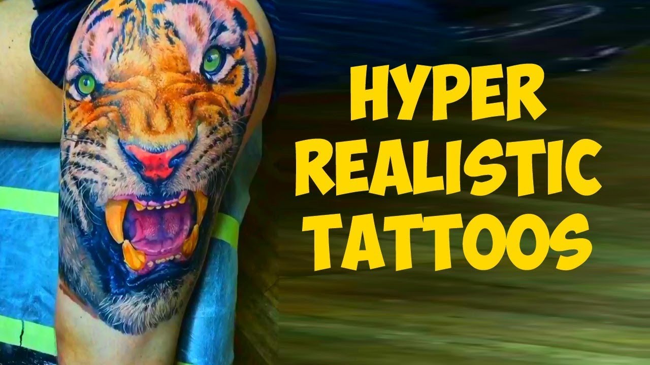 Hyper realistic tattoos by Dmitriy Samohin