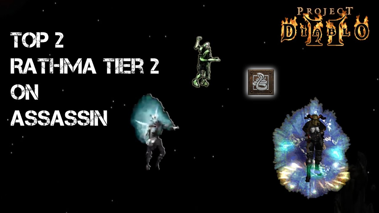 TOP 2 RATHMA T2 KILL on Cobra Strike Assassin | Boss fights bugged | Project Diablo 2 Season 12