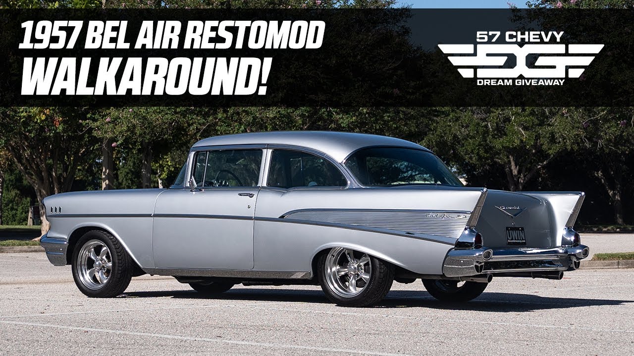 Car Review:1957 Chevy Bel Air Grand Prize from the 57' Chevy Dream Giveaway Walk Around Lt Restomod