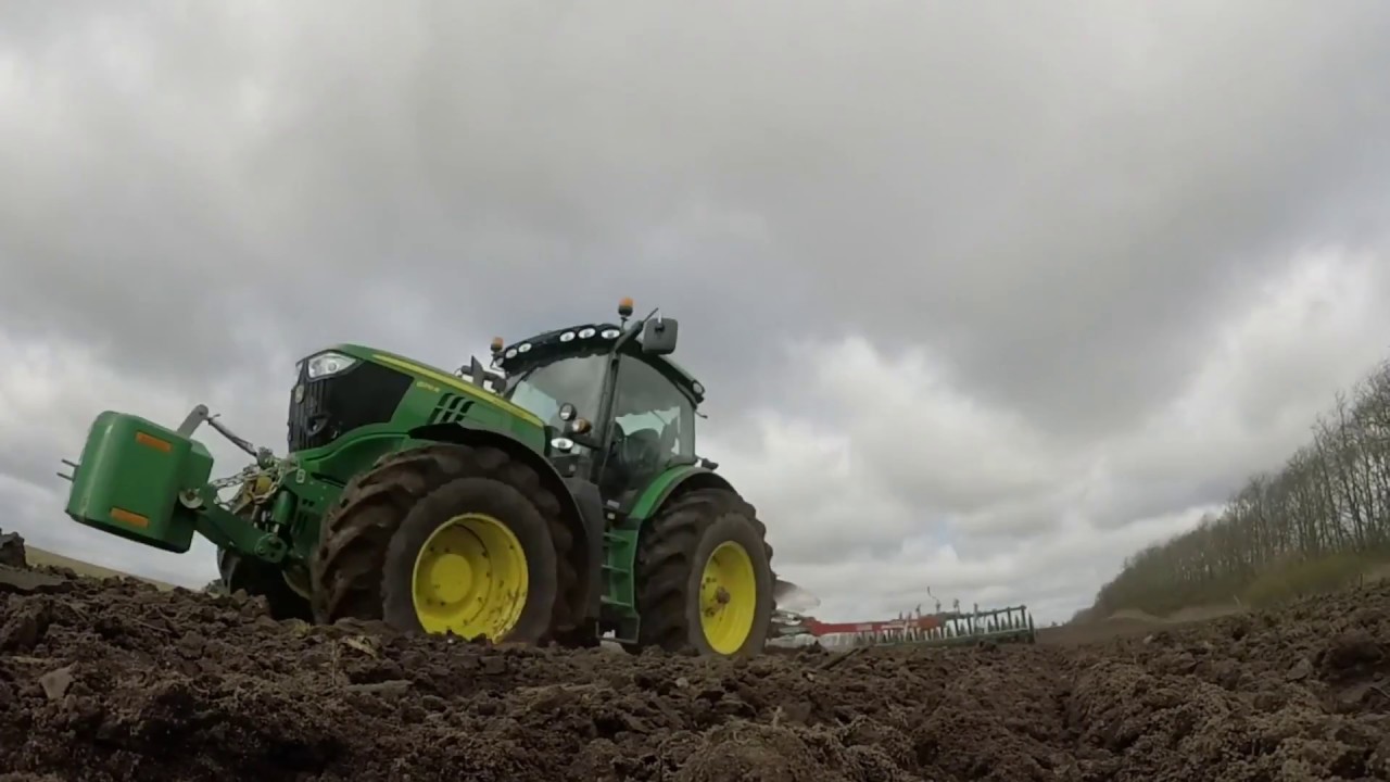GoPro | Ploughing 2017 | John Deere 6210R & Kverneland - FULL HD