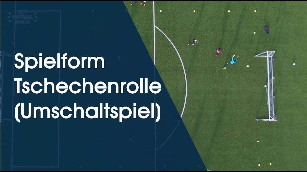 Spielform Tschechenrolle (schnelles Umschaltspiel) - Fu&szlig;balltraining am Deutschen Fu&szlig;ball Internat