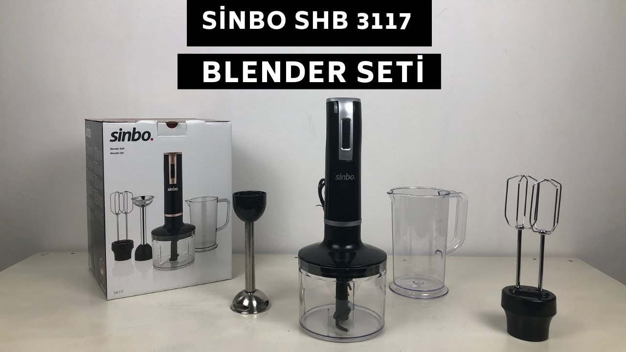 Sinbo Shb 3117 Blender Seti kutu açılımı ve tanıtımı