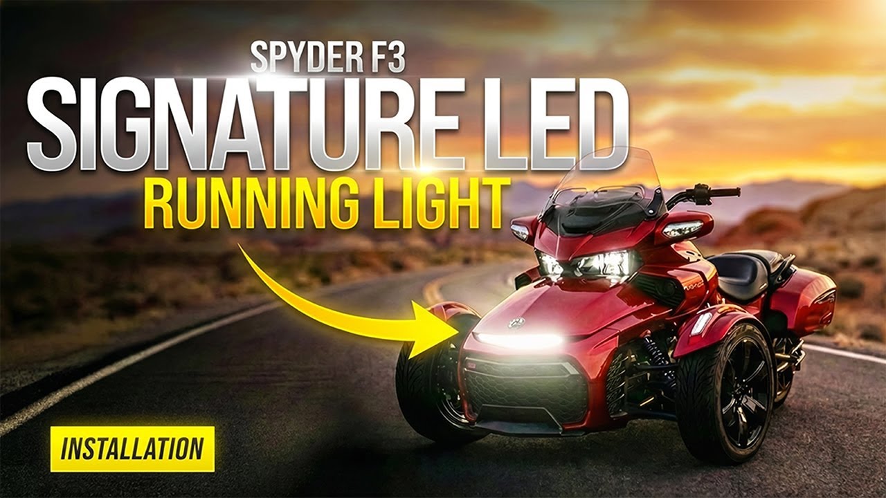 Spyder F3 Signature LED Running Light