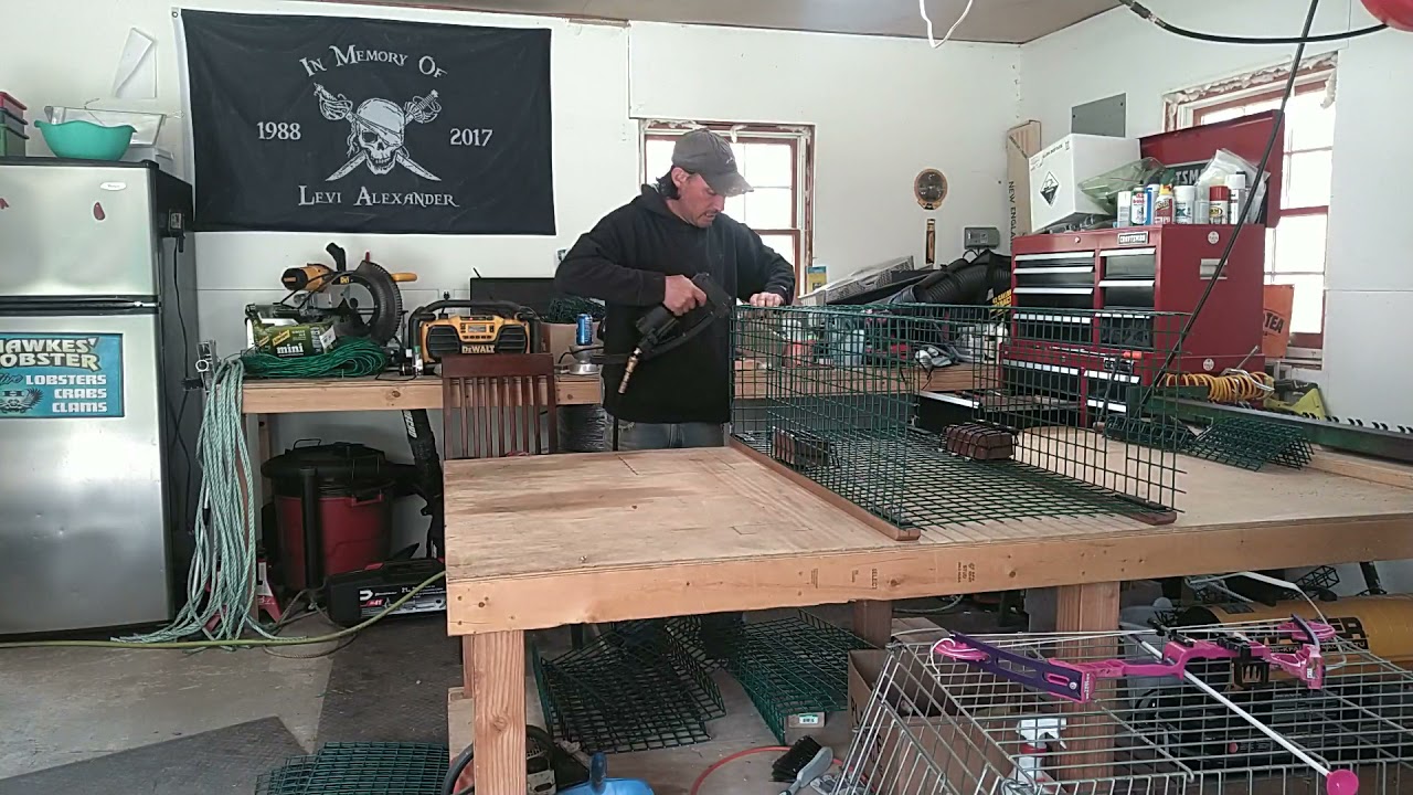building lobster traps