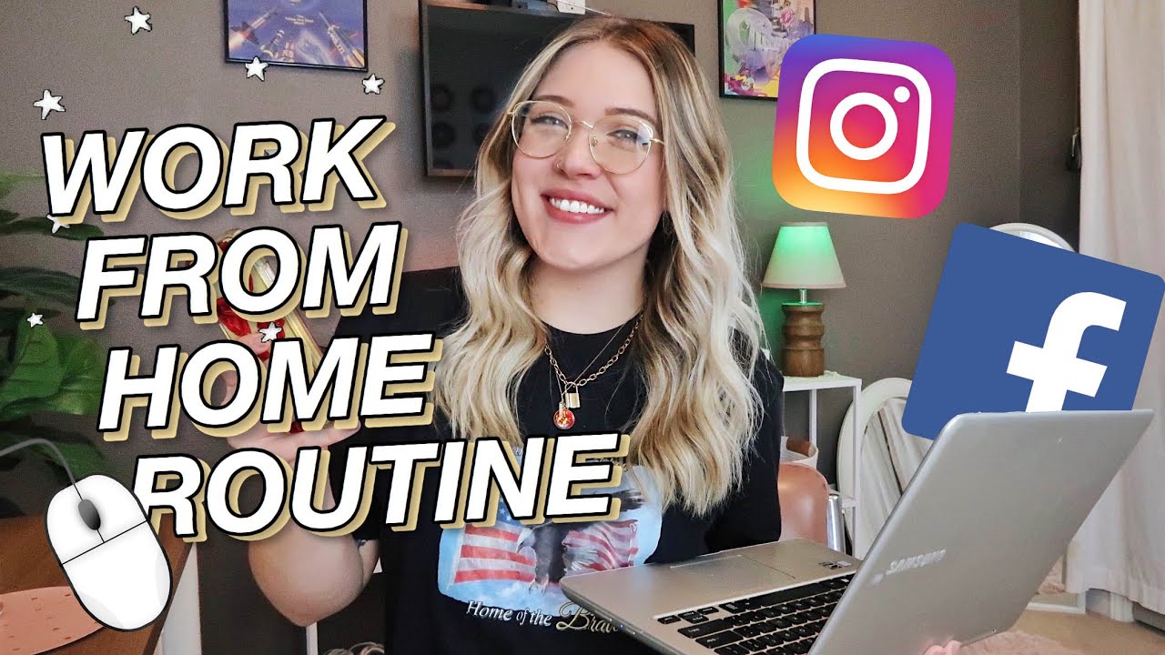 Work From Home Routine + Office Setup