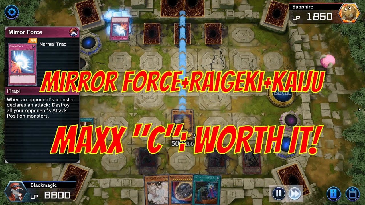 [Master Duel Funny Gameplay] My Maxx C was eaten by Kaiju!