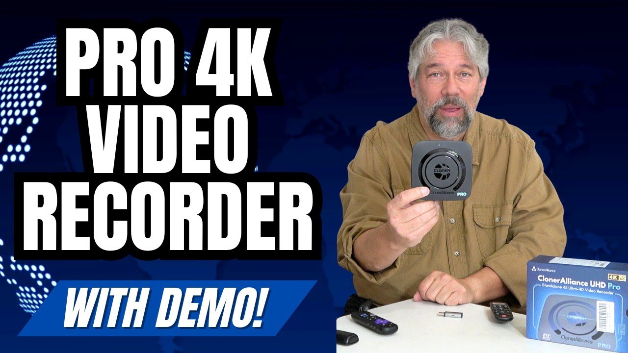 Простой в использовании видеорегистратор ClonerAlliance UHD Pro 4K