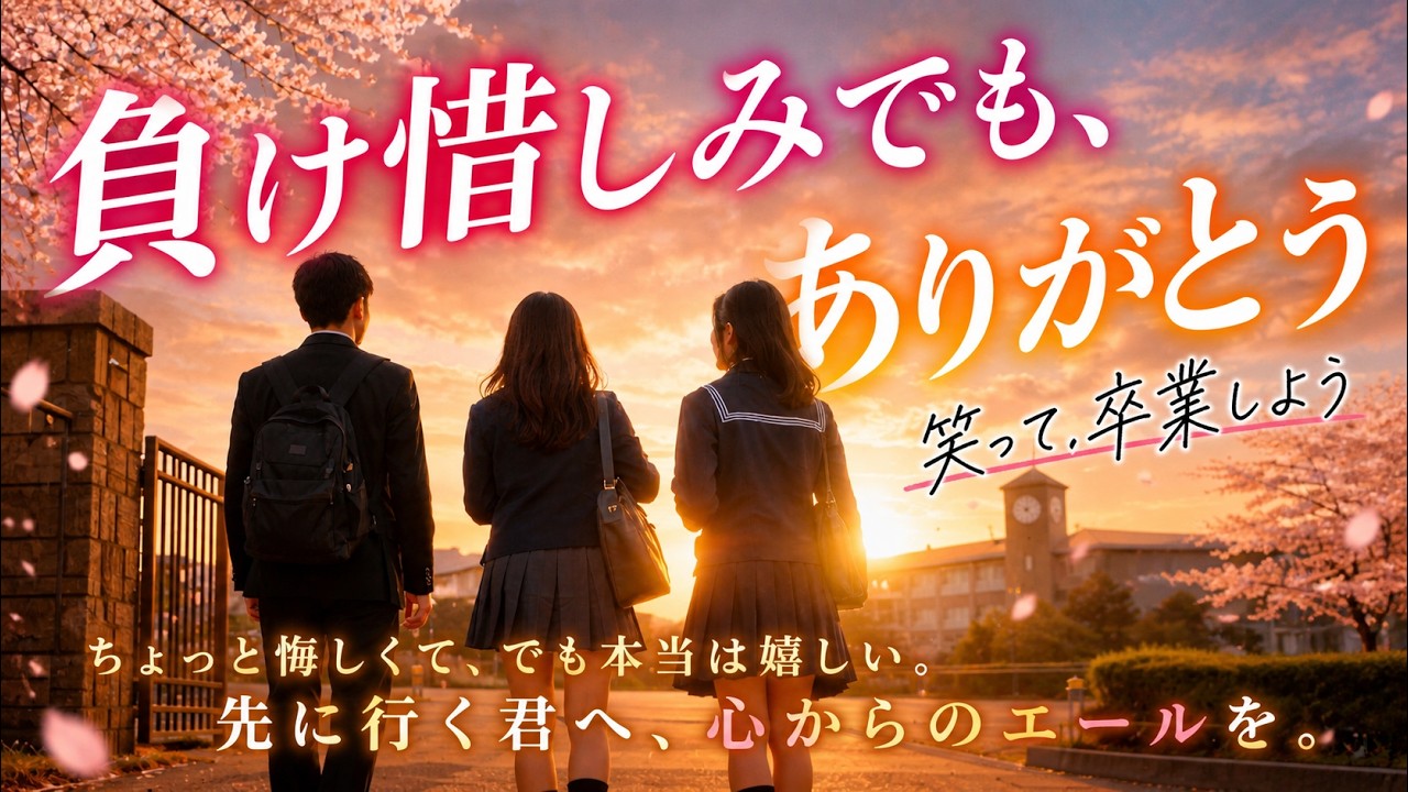 「負け惜しみでも、ありがとう」Rising Flag　ー笑って卒業しようー