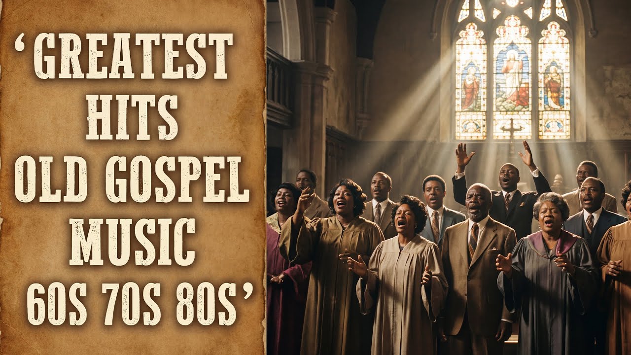 GREATEST HITS OLD GOSPEL MUSIC 60S 70S 80S | BEST OF BLACK GOSPEL | VINTAGE GOSPEL HYMNS WITH LYRIC