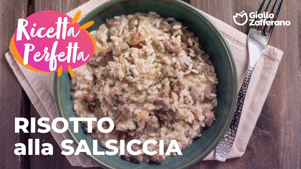 RISOTTO alla SALSICCIA - FACILE e GUSTOSISSIMO😋😍