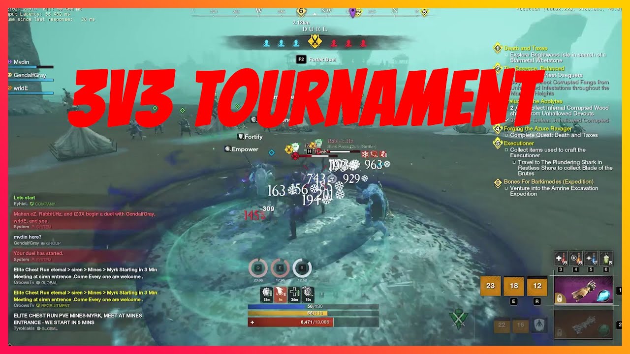 New World 3v3 Tournament. Ice Gauntlet + Void Gauntlet