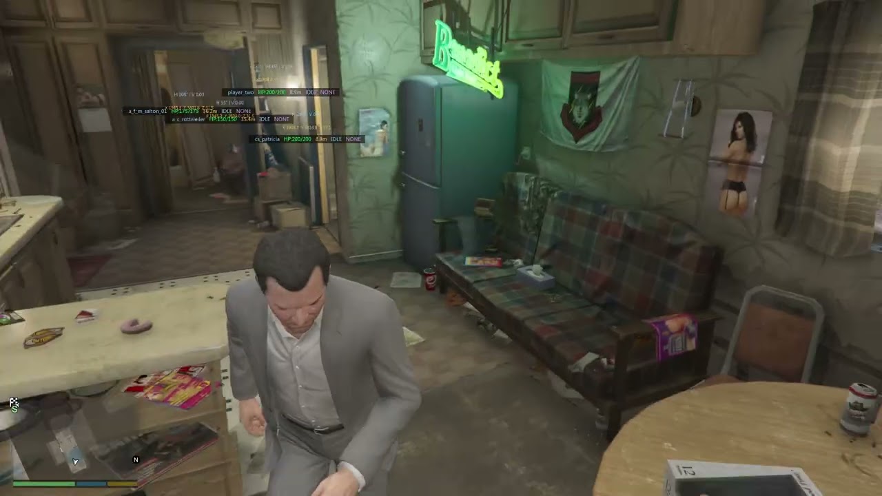 Restored Cut Content GTA 5 Wife Trevor Laugh Part 2