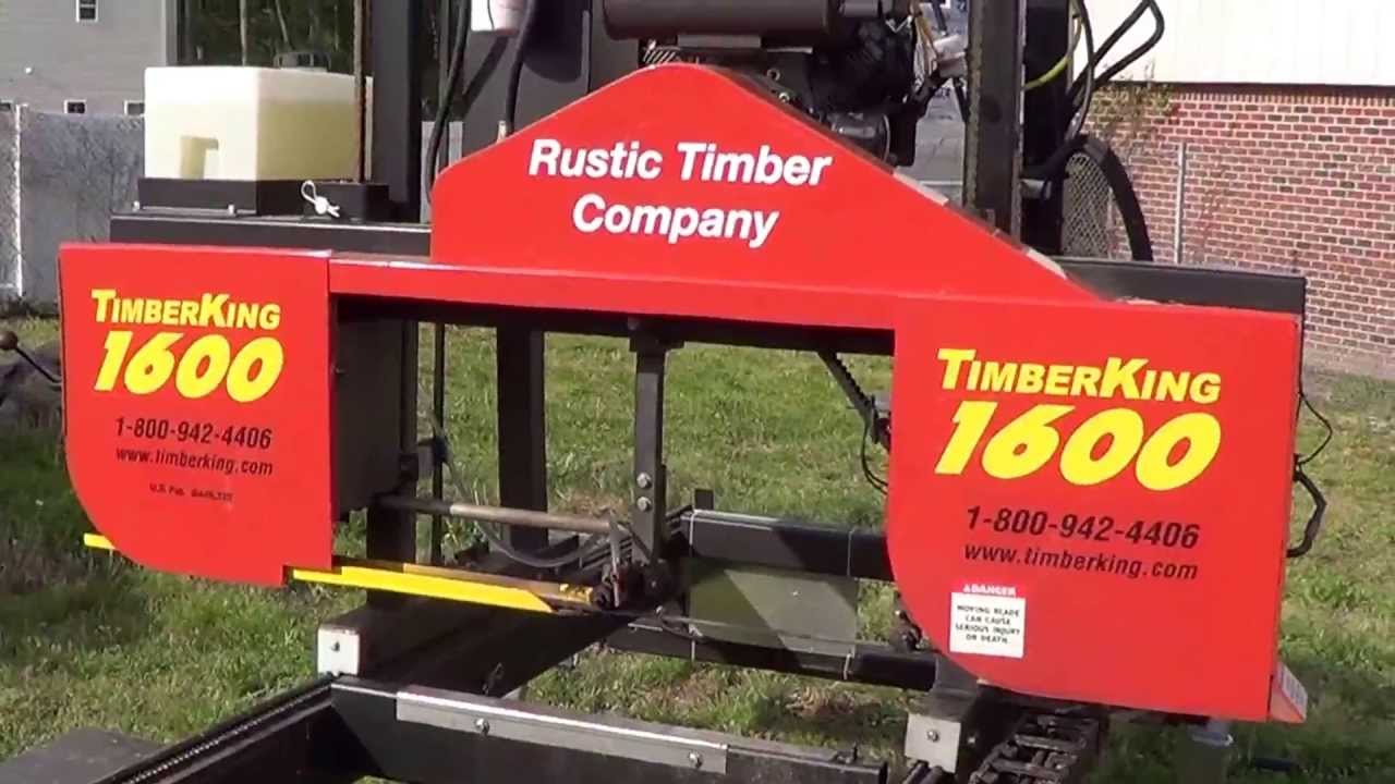 Rustic Timber Company: A Tour Of Our New Timber King 1600 Portable Saw Mill | (757) 563-4620