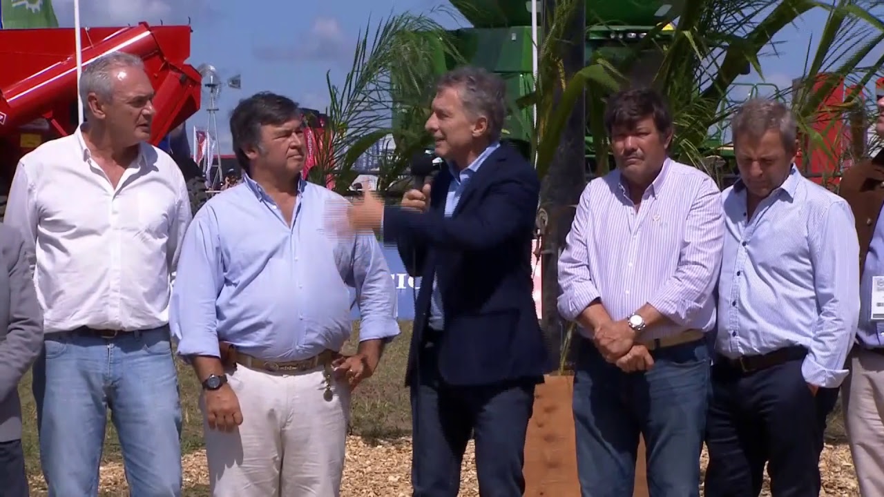 El presidente Macri anunciará medidas que benefician a los productores rurales - Expoagro 2019