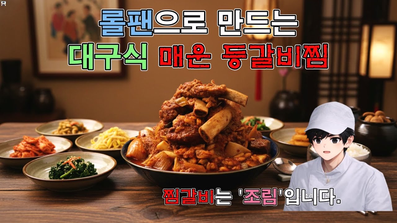 롤팬 대구식 매운 등갈비찜 #찜갈비 #등갈비 #갈비찜 #돼지갈비찜