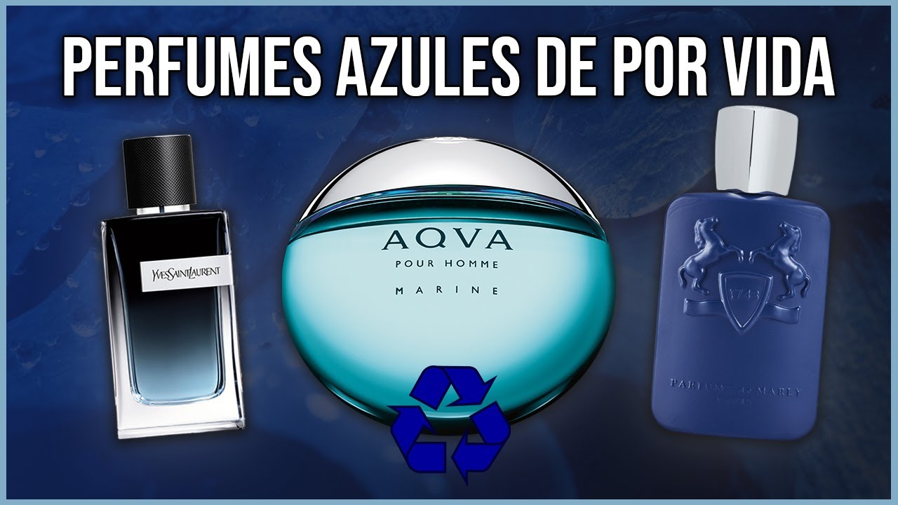 10 perfumes azules de por vida | Mis perfumes acuáticos/marinos favoritos