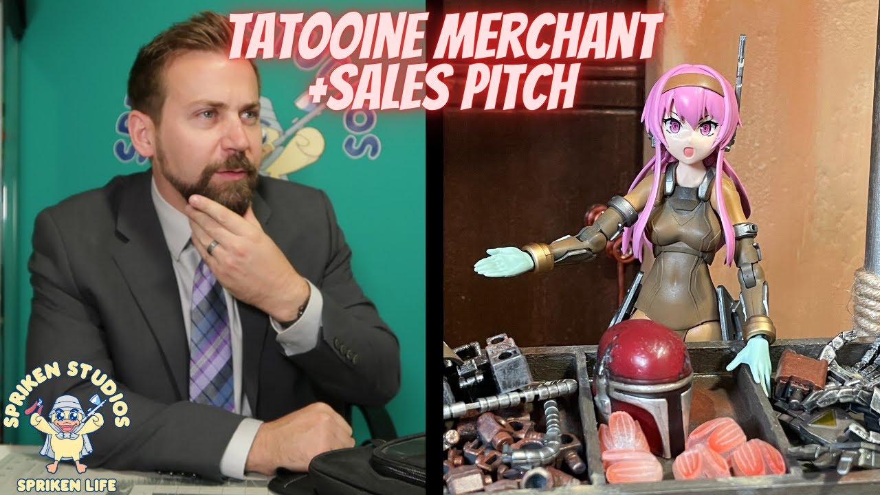 1/12 Scale Tatooine Merchant Diorama and Patreon Pitch