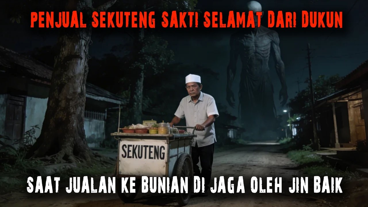 PENJUAL SEKUTENG KELILING SELALU SELAMAT DARI MALA PETAKA,TERNYATA ADA YANG MENJAGANYA SAAT JUALAN