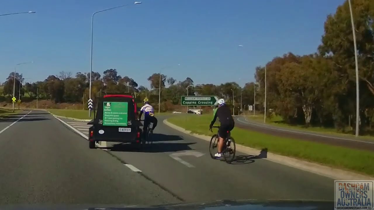 Driver cuts off and hits cyclist - Canberra ACT