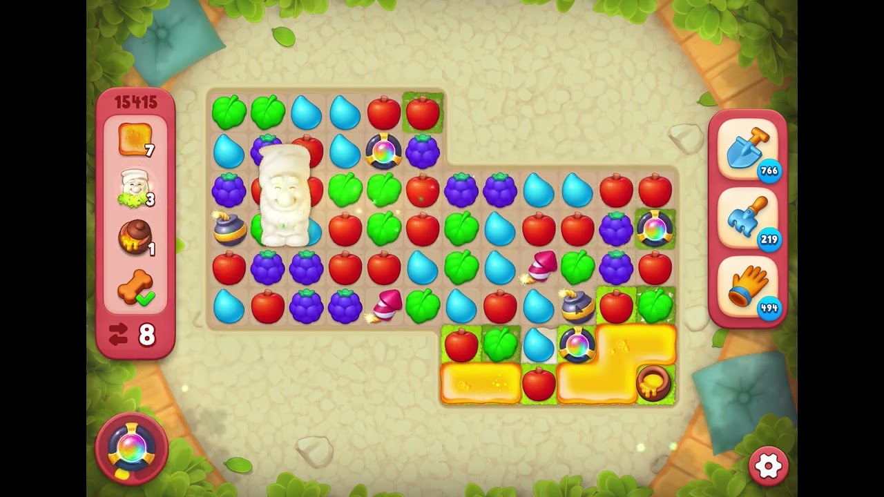 GardenScapes Level 15415 no boosters 