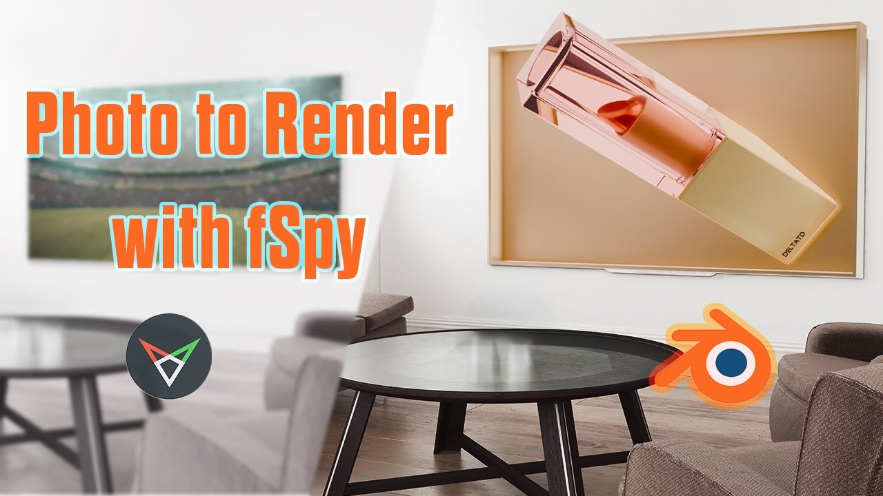 Photo to Render with fSpy - Blender Tutorial for Mac