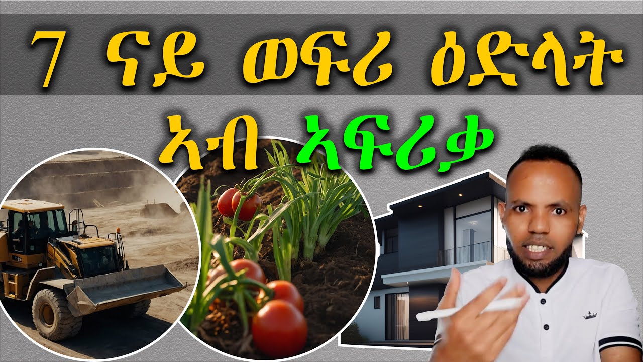 7 ዝበለጻ ናይ ወፍሪ ዕድላት ኣብ ኣፍሪቃ (2025-2030) Best investments ideas in Africa| 𝐅𝐢𝐝𝐞𝐥 𝐅𝐢𝐧𝐚𝐧𝐜𝐞
