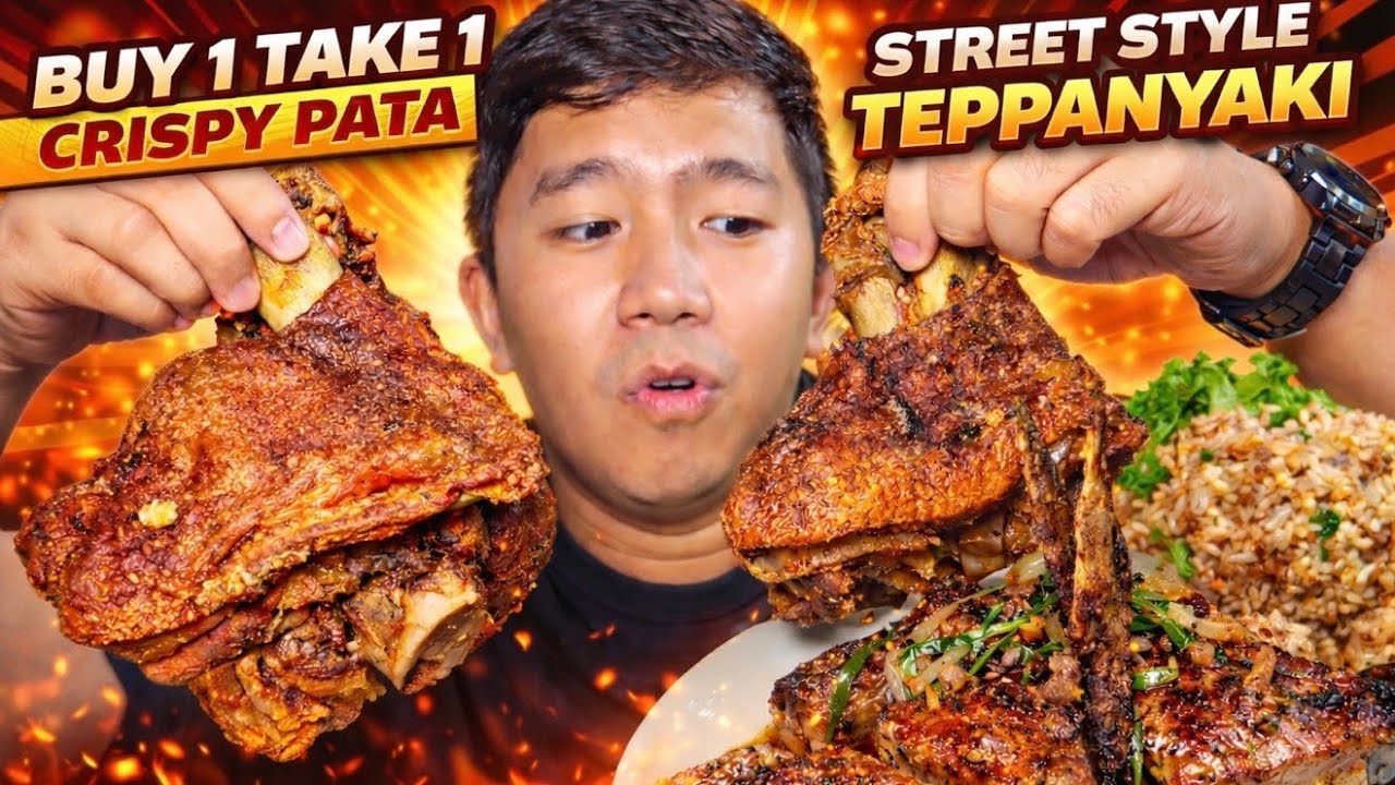 Street-Style Tepanyaki, Cheapest Crispy Pata and Pares Putok Batok | Ultimate Budget Foodtrip