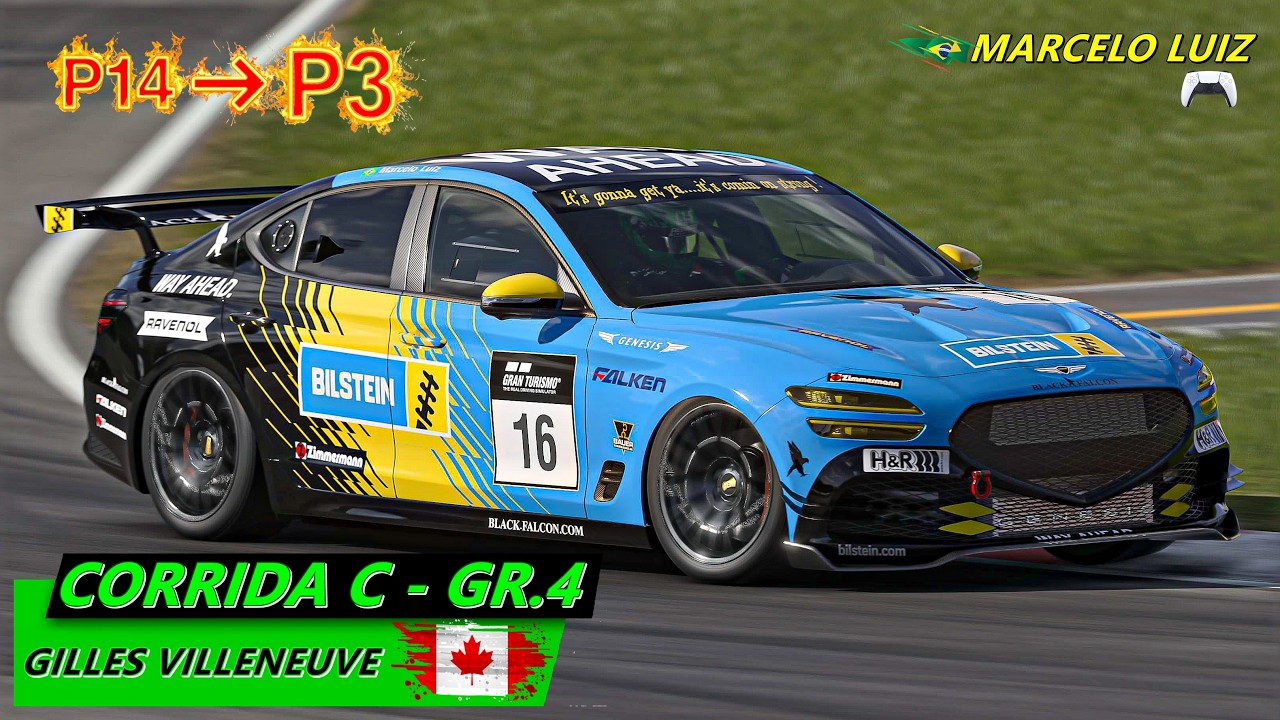 Gran Turismo 7 - Corrida Diária C - GR.4 - GILLES VILLENEUVE (15/01/2026)
