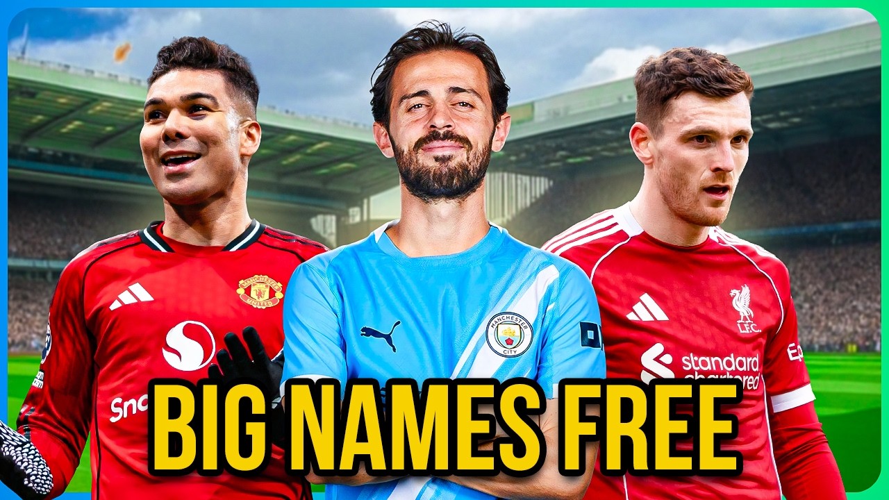 15 top players who will be available FOR FREE this summer